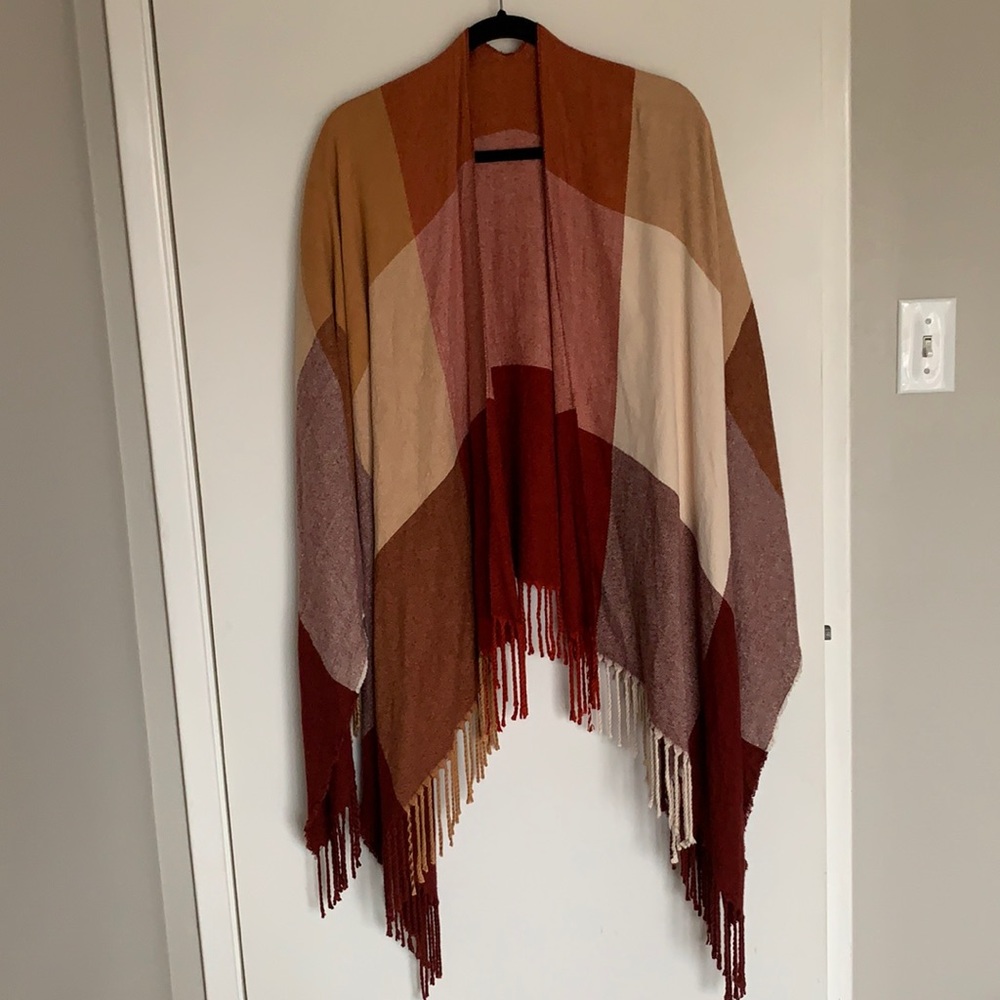 Siizu for Causebox plaid shawl